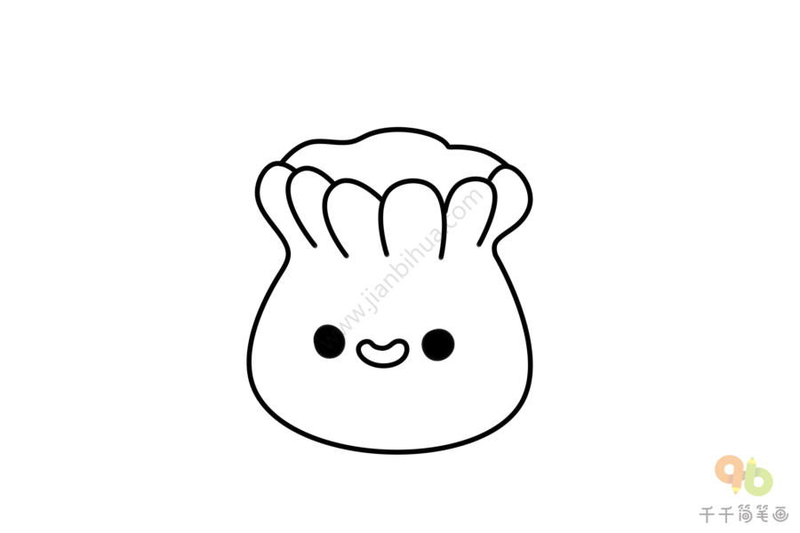 温州麦饼简笔画图片