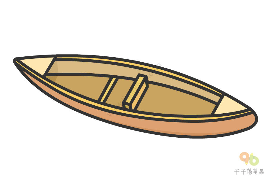 木船画法图片