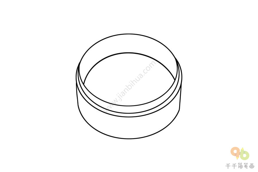 云南美食 蒸饺简笔画