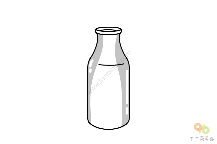 透明玻璃瓶简笔画怎么画 厨具简笔画
