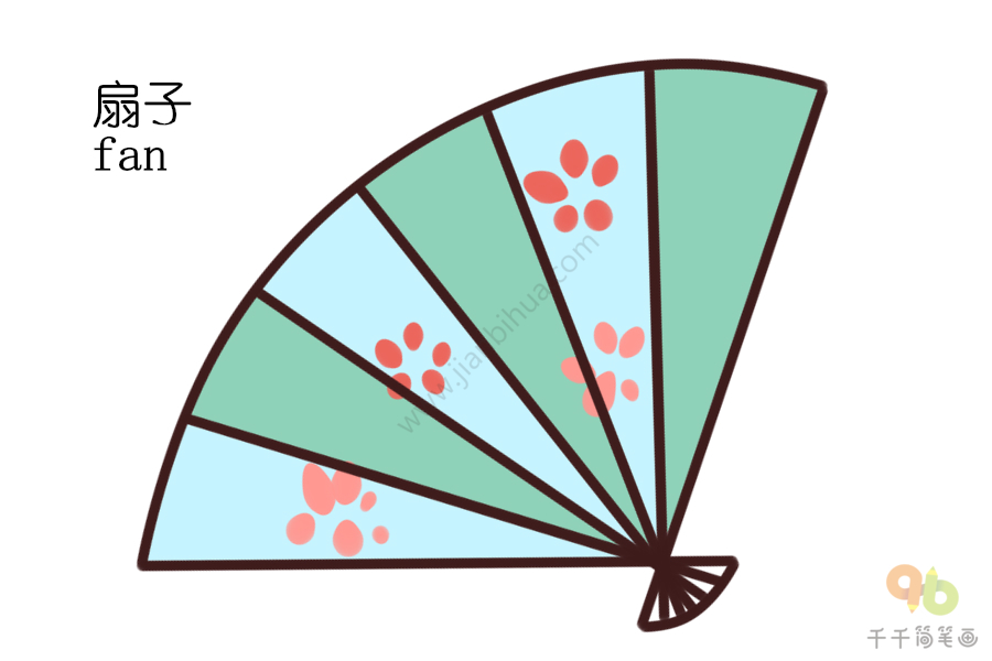 宝宝英文认知 学习扇子的英语单词