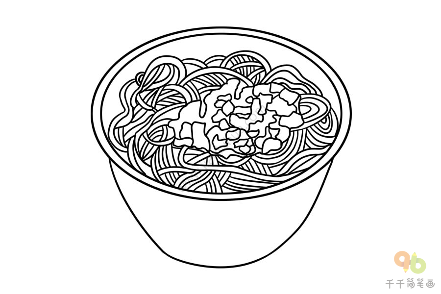 四川的美食简笔画图片