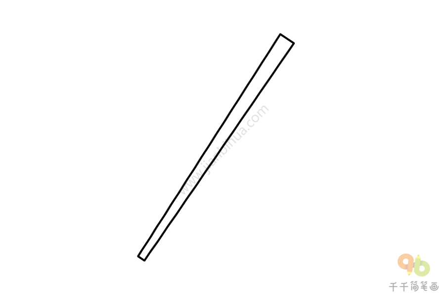 筷子的画法图片