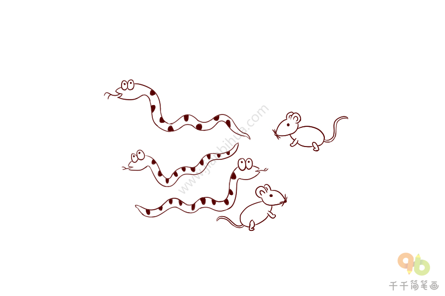 蛇鼠一窝的漫画图片图片