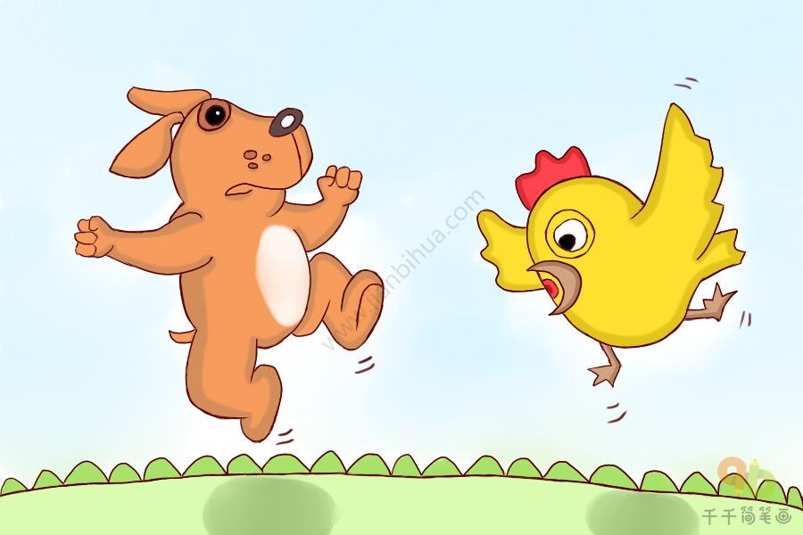 鸡飞狗跳搞笑卡通图片图片