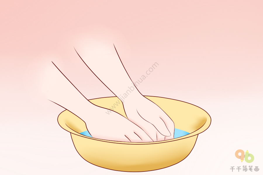 金盆洗手动画表情图片