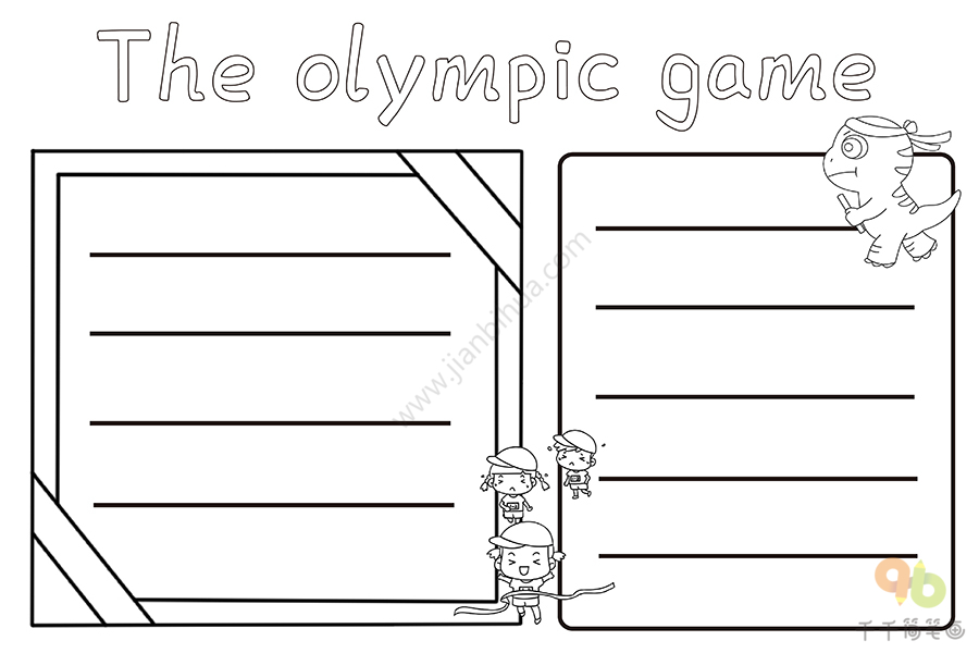 奥运会英文小报图片