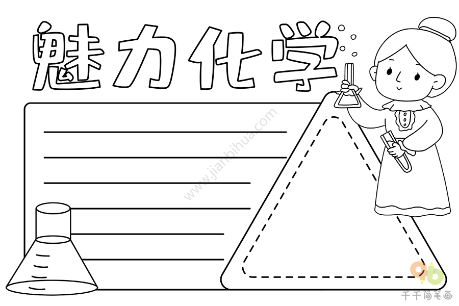 手抄报化学知识框架图图片