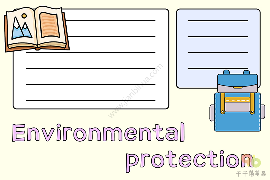 Environmental protection保护环境手抄报