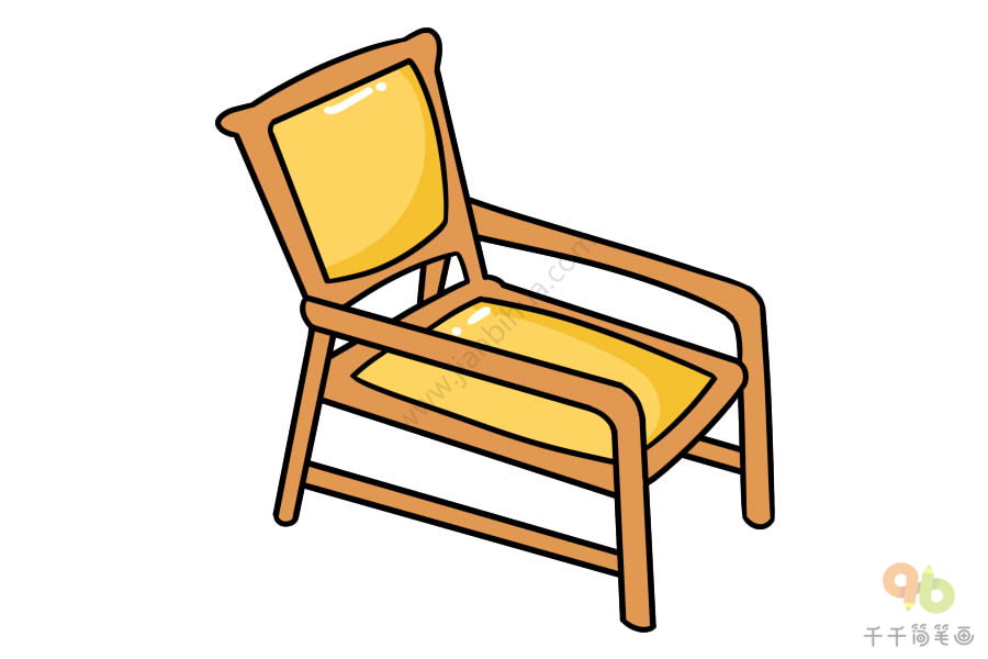 简单的椅子简笔画怎么画