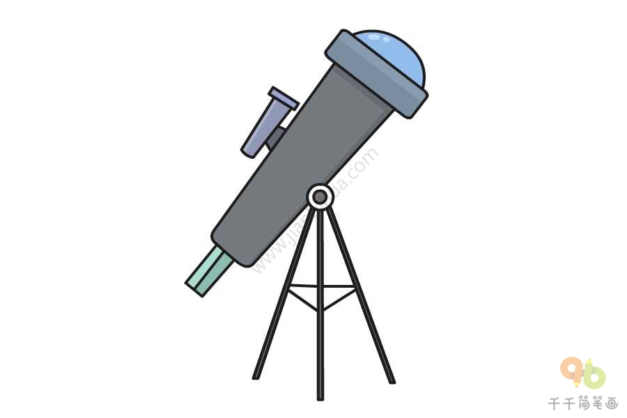 韦伯望远镜绘画图片