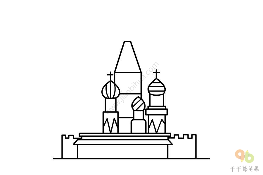 乌克兰著名建筑简笔画图片