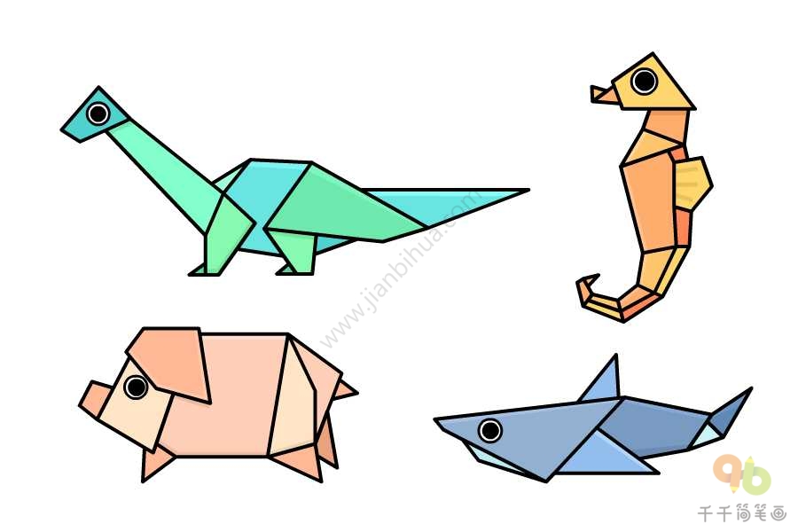 折纸创意动物简笔画