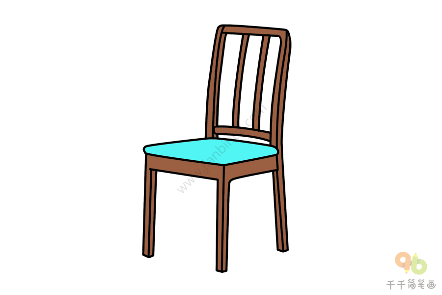 椅子简笔画简单画法