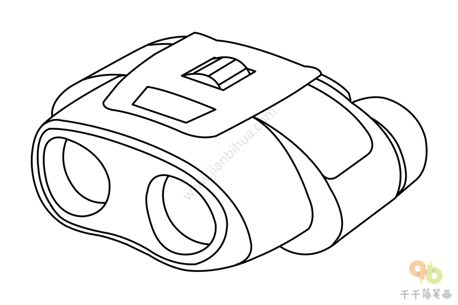 望远镜简笔画简单
