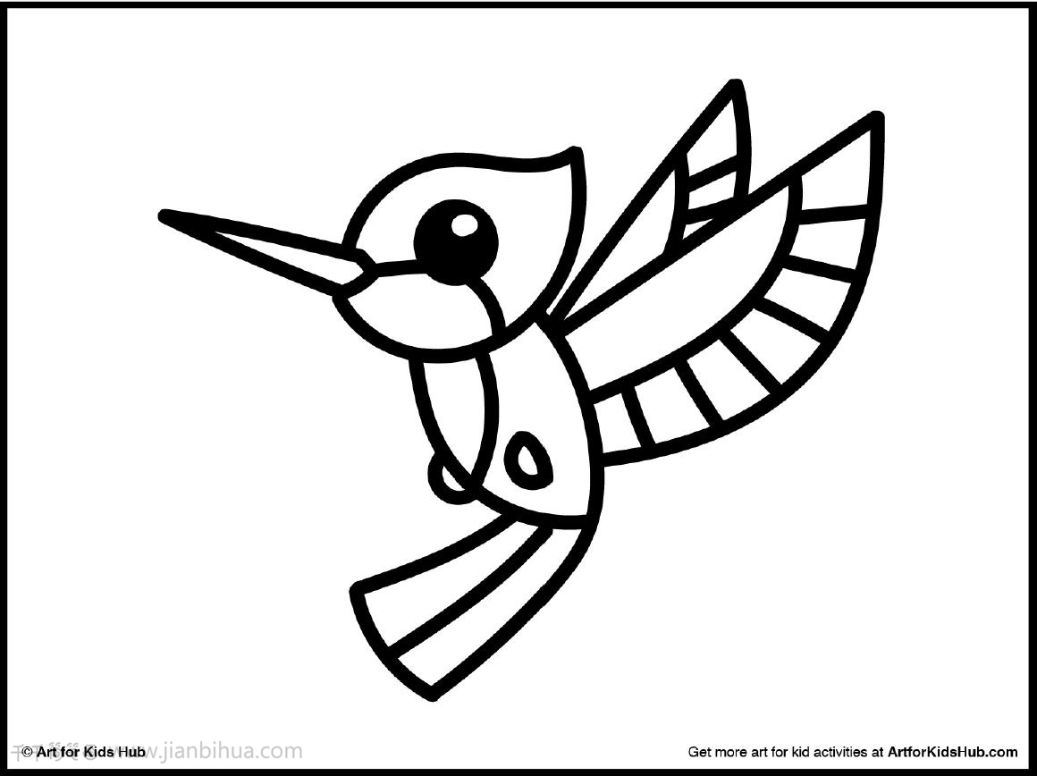 飞翔的和平鸽简笔画画法图片步骤（北京**儿童画图片） - 有点网 - 好手艺