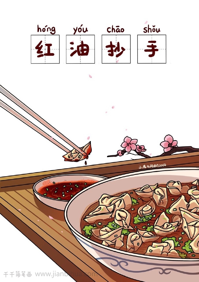 重庆简笔画简单 小吃图片