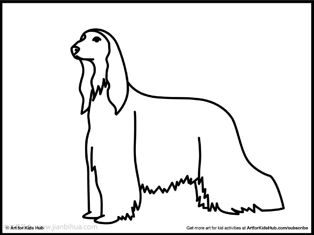 坐着的乖狗狗简笔画画法图片步骤（热干面简笔画图片大全） - 有点网 - 好手艺