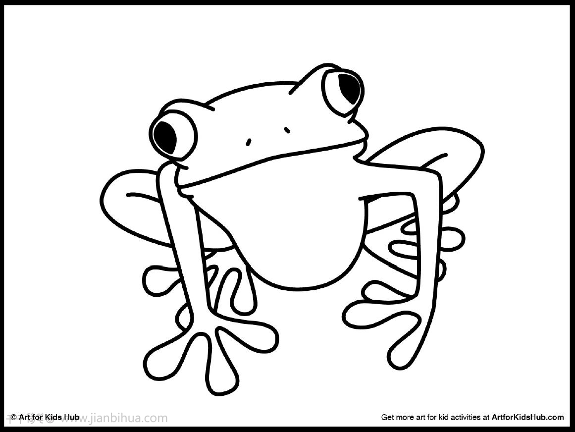 树蛙简笔画