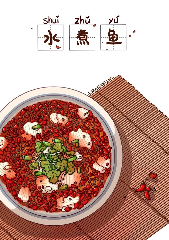 重庆的特色美食简笔画图片