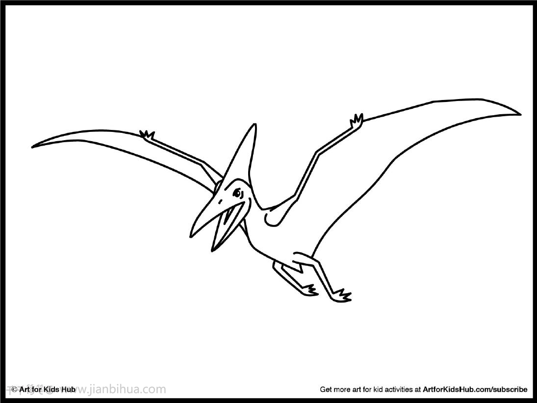 两种恐龙简笔画画法图片步骤（我的幼儿园简笔画） - 有点网 - 好手艺