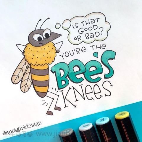 可爱动物插画 欢乐玩耍的小旅鼠_插画简笔画