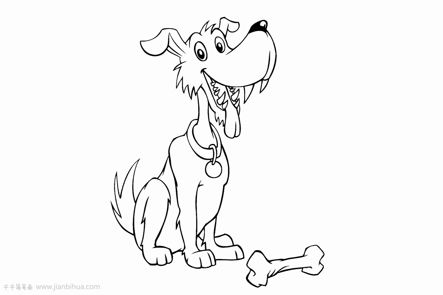 九种卡通小狗简笔画画法图片步骤（2020疫情绘画图片儿童） - 有点网 - 好手艺