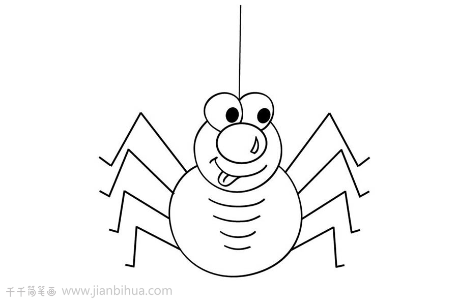 蜘蛛简笔画图片动物图片