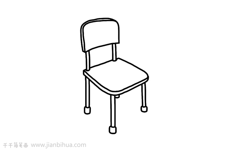 椅子简笔画教程