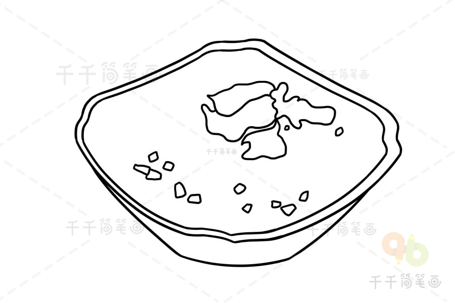 重庆简笔画简单 小吃图片