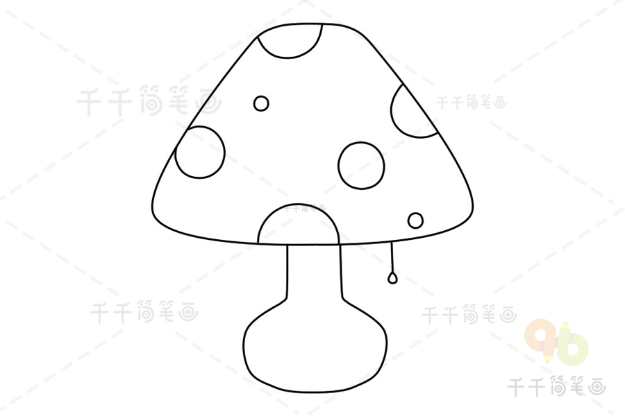 蘑菇灯简笔画图片