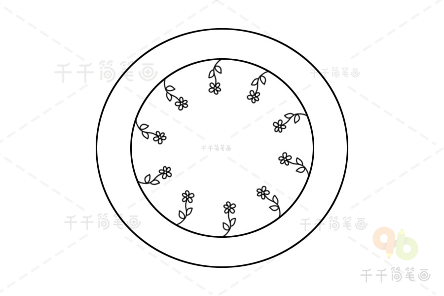 新疆地毯简笔画图片