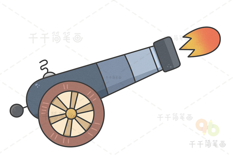 榴弹炮怎么画教程图片