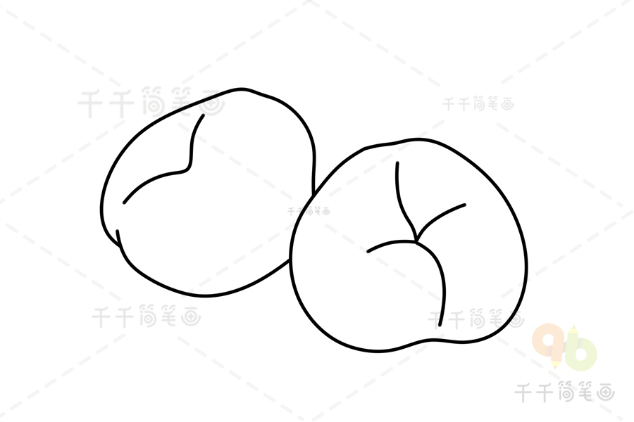 蟠桃简笔画