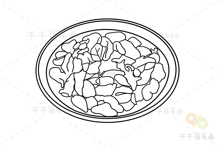畲族美食简画图片