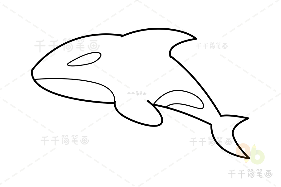僵尸虎鲸怎么画图片