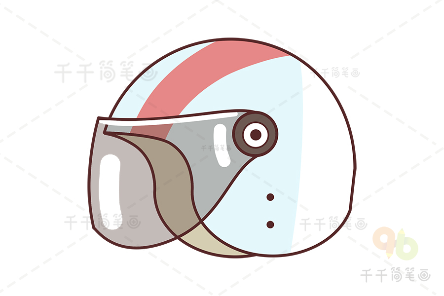 日本武士头盔简笔画图片