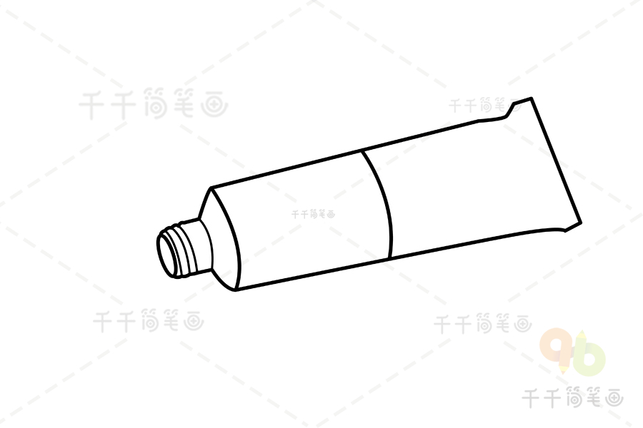 颜料简笔画 简单图片