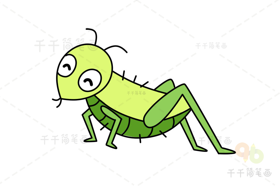 蟋蟀怎么画简单又可爱图片