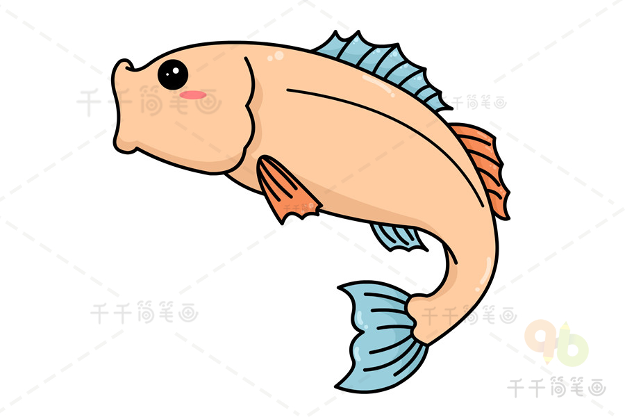 鲈鱼简笔画勇士图片