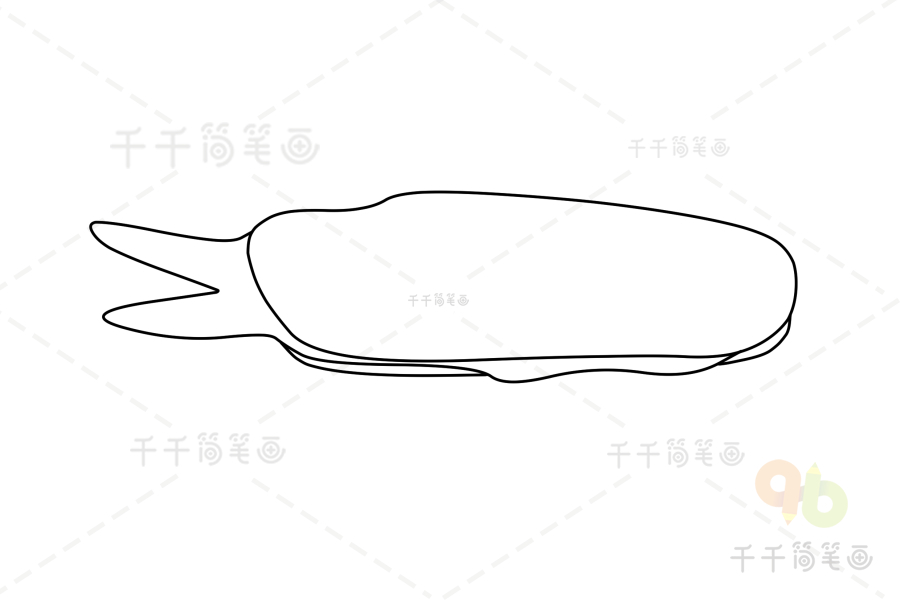 缢蛏的简笔画图片