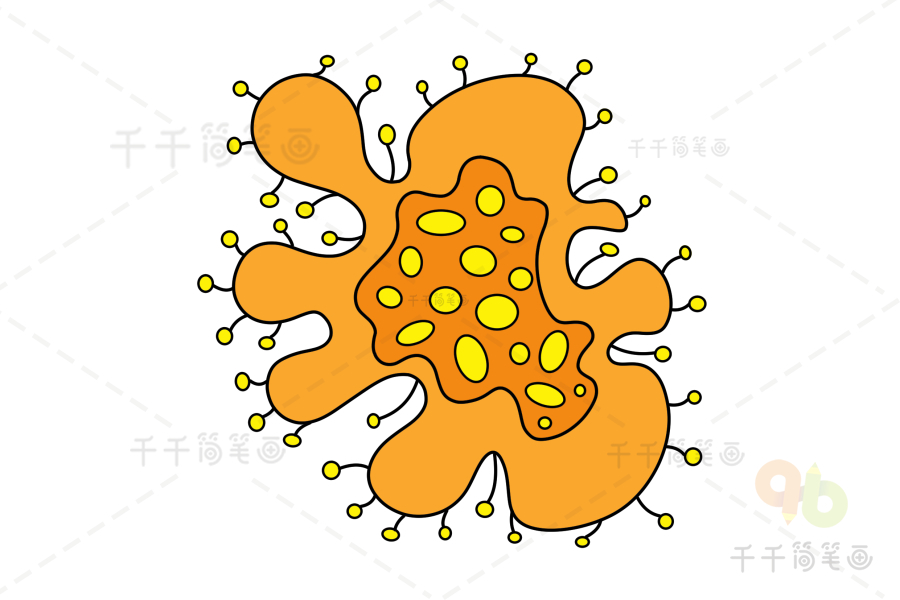 厌氧杆菌简笔画图片