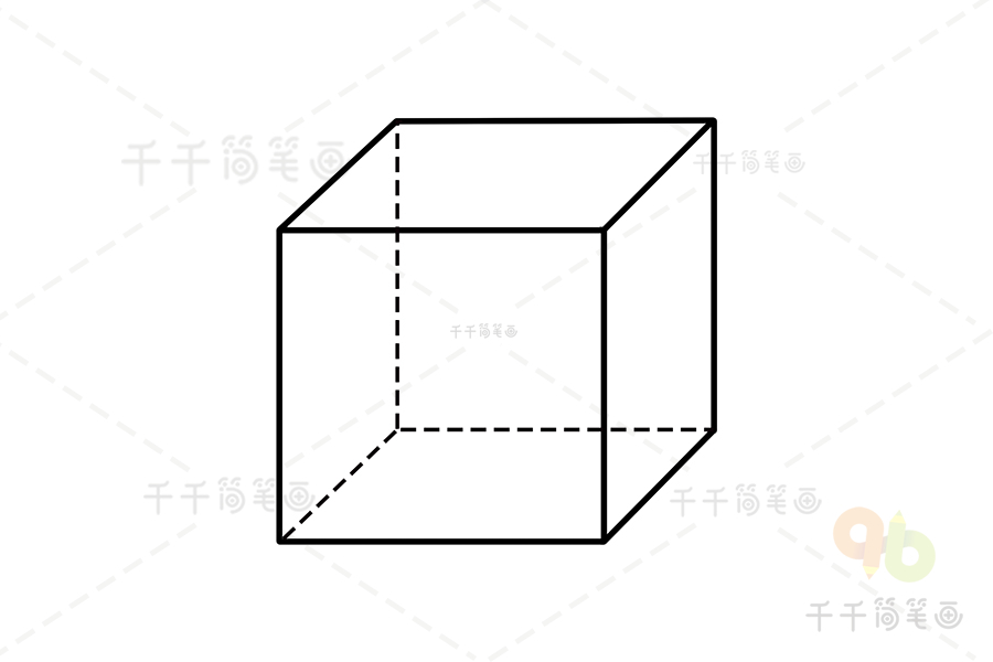 怎么画立方体最简单图片