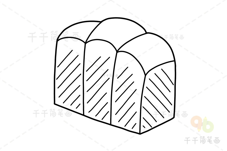 北海道面包简笔画图片