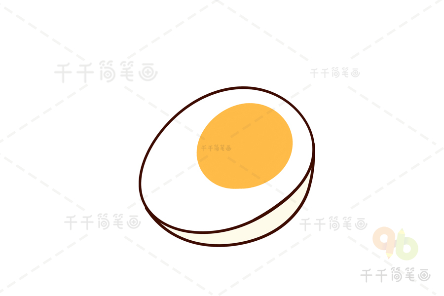 端午节吃鸡蛋简笔画