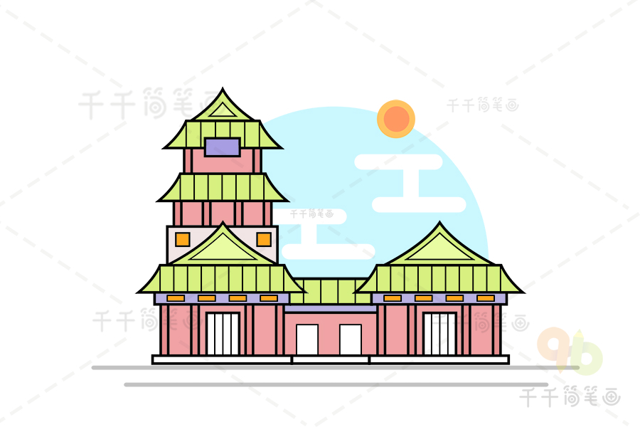 南京阅江楼 中国风建筑