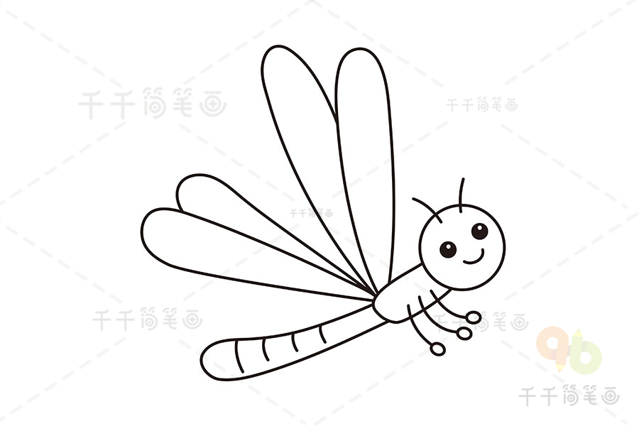 蜻蜓幼虫图片 简笔画图片