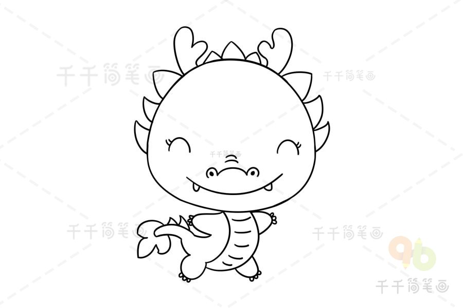 dragon简笔画图片