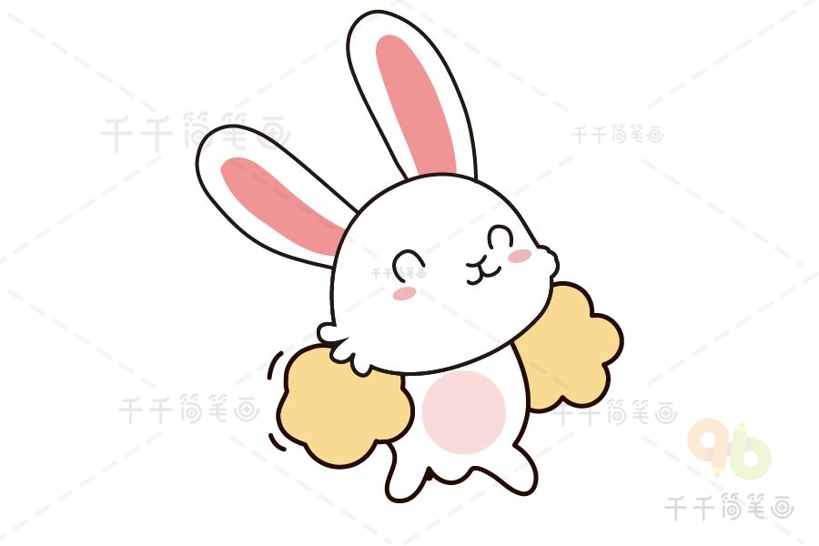 兔子的简笔画萌萌图片