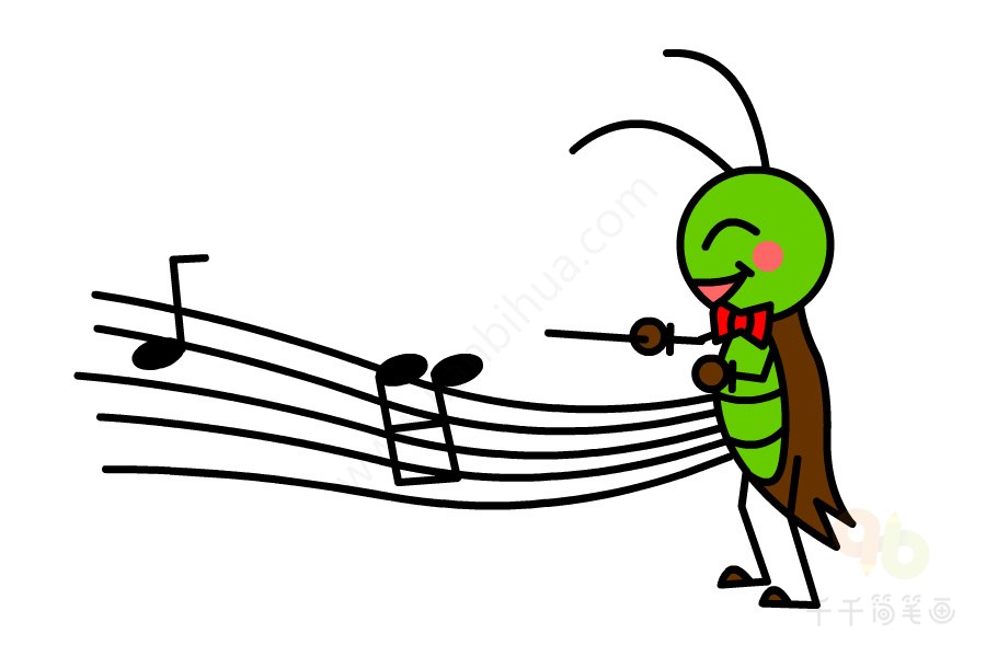 蟋蟀简笔画